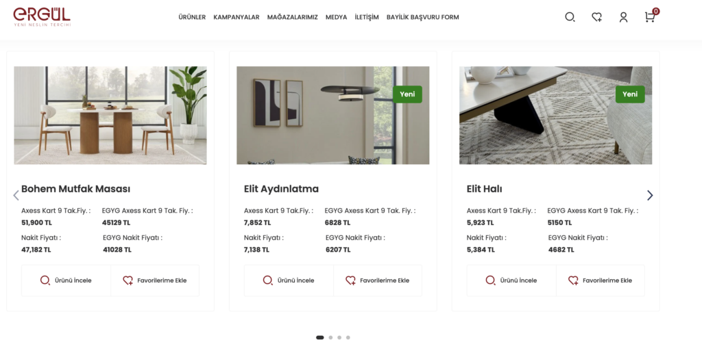ergül mobilya