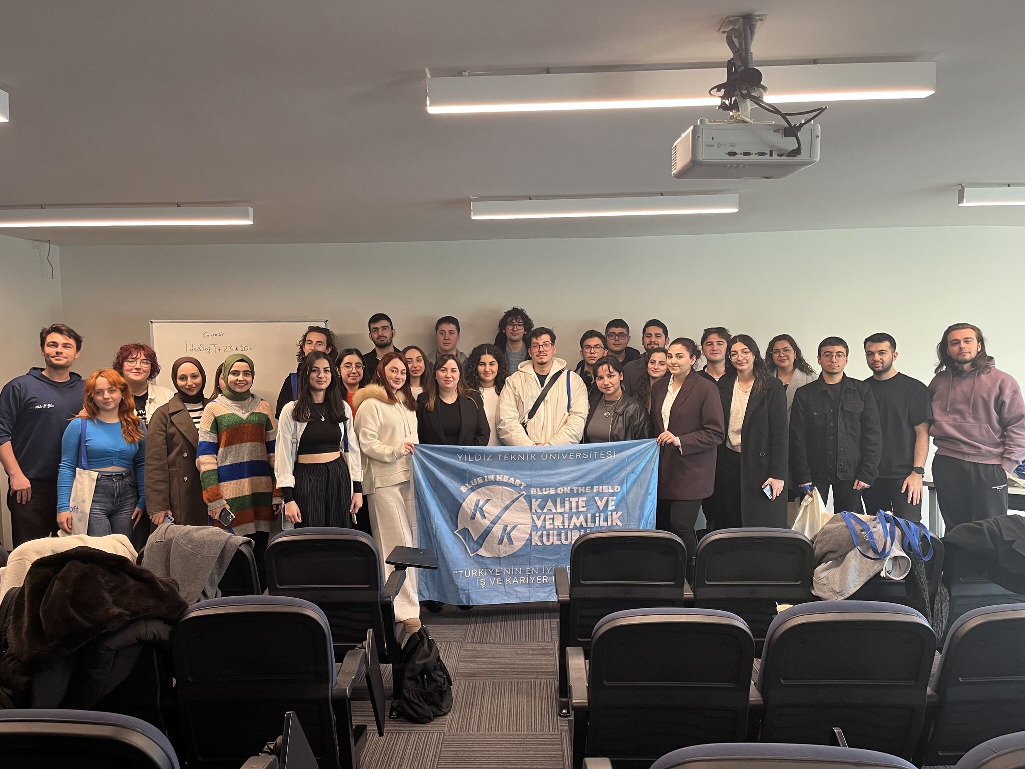 Yıldız Teknik Üniversitesi Kalite ve Verimlilik Kulübü öğrencilerini misafir ettik.