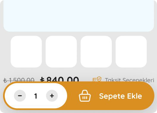 Mobil Ekranda Sticky Butonlar