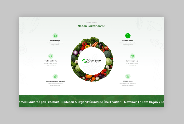 Bazzar - Zengin İçerik Bileşenleri