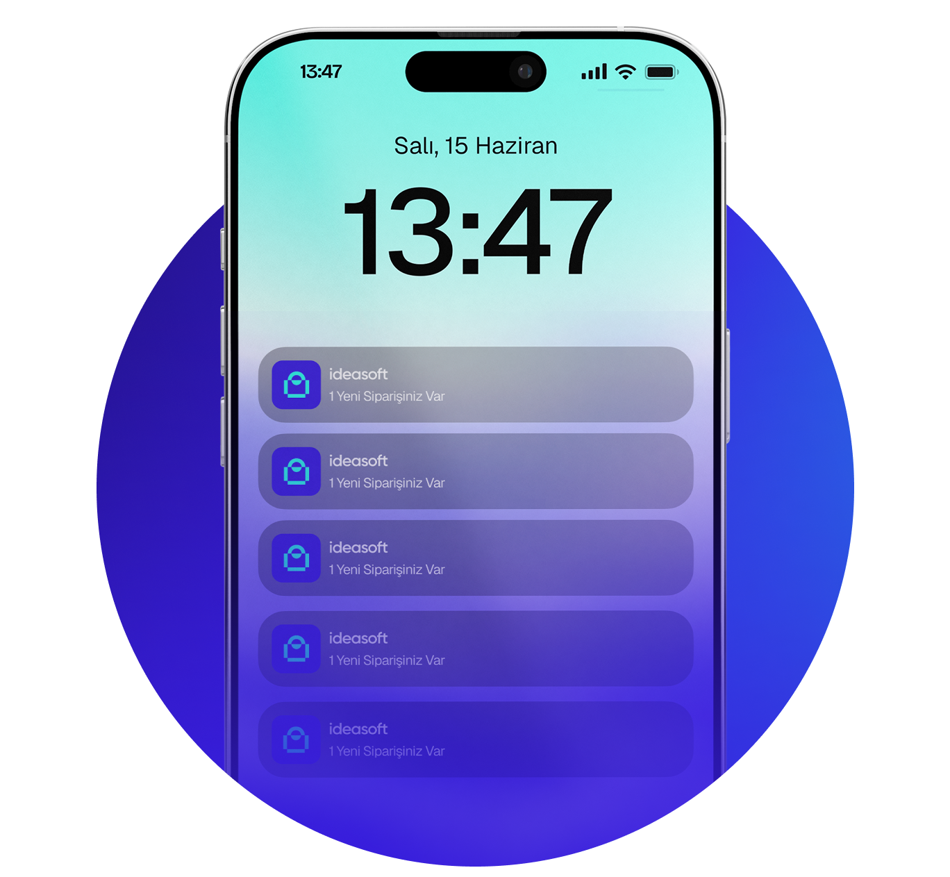 ideasoft Mobil Uygulaması Hediye Çekleri ekranı