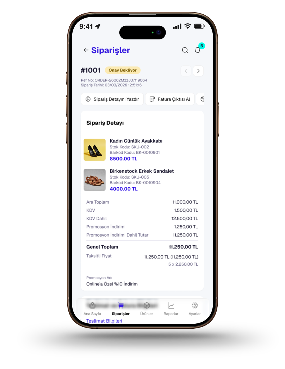 ideasoft Mobil Uygulaması Üye ve Kullanıcı Yönetimi ekranı