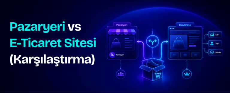 Pazaryeri mi Kendi E-Ticaret Siten mi? (2026 Karşılaştırması)